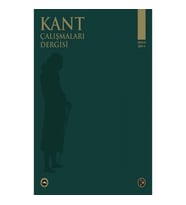 Kant Çalışmaları Dergisi Sayı 4
