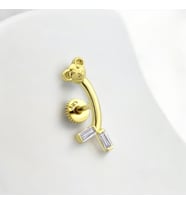 Glorria Altın Çubuk Helix Piercing