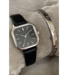 İkili Işıltı Özel Kutusunda Minimal Kadın Kol Saati Cartier Bileklik Hediyeli Deri Kordon Çelik Kasa Özel Kutusunda Kadın Kız Modası Trend Çok Satan Kadın Kol Saati Kadına Sevgiliye Arkadaşa Ablaya Anneye Hediyelik Aksesuar Seti