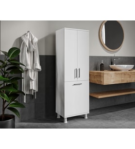 Merlin Mobilya Oskar Kirli Sepetli Banyo Dolabı