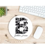 Kişiye Özel Atatürk Resimleri ile Bezenmiş B harfli isimli baskılı mousepad