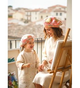 Örgü Ressam Beresi , Kemzey Handmade El Yapımı Kadın Bereleri