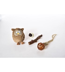 Pet Luxe Owl 4'lü Oyuncak Seti