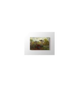 Claude Monet - The Artist's Garden In Argenteuil Tablo - 105930 - 40x30 Cm