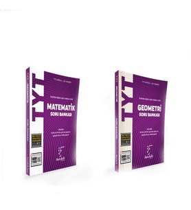 TYT Matematik ve Geometri Soru Bankası Seti 2 Kitap Karekök Yayınları