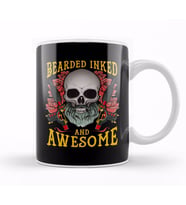 Funny Bearded Funcle Definition Novelty Fun Uncle Kupa Bardak Porselen