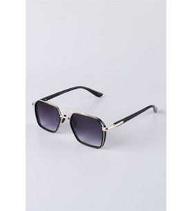 La Viva Altın UV400 Koruma Unisex Güneş Gözlüğü G25LV3311R01 (Siyah)