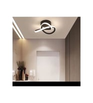Modern Siyah Tekli Plafonyer LED Aydınlatma, Salon ve Mutfak İçin Parlak Işık