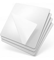 Adet Kendinden Yapışkanlı Pleksi Ayna Levha, Kırılmaz Akrilik Duvar Aynası, Dekoratif ve Modern Yapıştırmalı Panel, Hafif Parlak Pleksi Duvar Dekoru, Ev ve Ofis (4, Silver, 10x10)