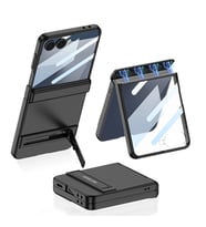 Galaxy Z Flip 7 Kılıf Zore Kıpta Standlı Kapak
