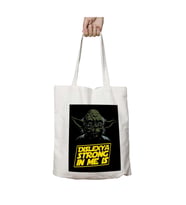 Dislexya Strong In Me Is Yoda Star Wars iki Tarafı Kalıcı Baskılı Yıkanabilir Çanta