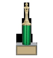 ODAK KUPA - Figürlü Kupalar - Satranç Figürlü Kupalar FG-006 B - 24 cm