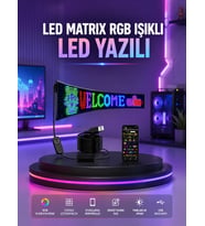 RGB LED Panel Renkli Işık Efektli Dekoratif Aydınlatma