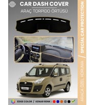 FIAT DOBLO (2008-2013) DOUBLE EKRAN AIRBAGLİ Torpido Örtüsü Ön Göğüs Koruma Araca Özel Tam Uyum
