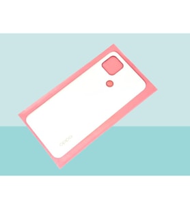 Tkgz - Oppo A15 A15S Arka Kapak Batarya Kapağı - Beyaz