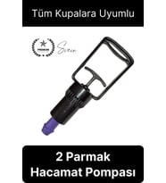 Kolay Kullanım 2 Parmak Hacamat Pompası Tüm Kupalarla Uyumlu Plastik Dayanıklı 1 Adet Kan Dolaşımı