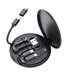 60w Destekli Kablo Kutusu Seyahat Kablo Seti 5'i 1 Arada Usb Type-c Şarj Kablosu Seti