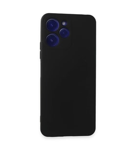 Xiaomi Redmi 12 Kılıf Nano İçi Kadife Silikon - Siyah