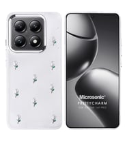 Microsonic Xiaomi Mi 14T Kılıf PrettyCharm Tulip (Yeşil)