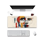 SonicTouch Klavye Mousepad 32x70cm Dikişsiz Pürüzsüz Sıvı Geçirmez Kaymaz Taban Çizgiler Arasında