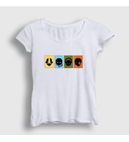 Presmono Kadın Beyaz Chars Anime Avatar The Last Airbender T-Shirt 262328tt (Beyaz)