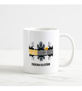 Yapı Mühendisi Kupa Bardak (1. Tasarım) (Beyaz)