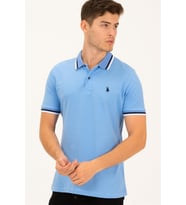 T8594 DEWBERRY ERKEK T-SHIRT-AÇIK MAVİ-2