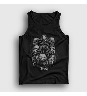 Presmono Unisex Siyah Masks Slipknot Atlet 112878tt