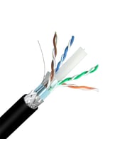 INCA ICAT6-500AG OUTDOOR S/FTP 23 AWG LSZH NETWORK CABLE 500 M SİYAH