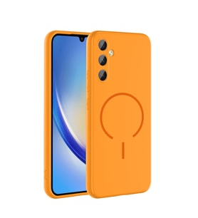 Samsung Galaxy A24 Uyumlu Kılıf M-safe Şarj Özellikli Zore Meta Kapak