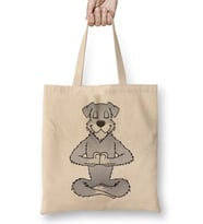 Schnauzer Mom Bandana Womens Schnauzer Dog Bez Çanta Uzun Saplı