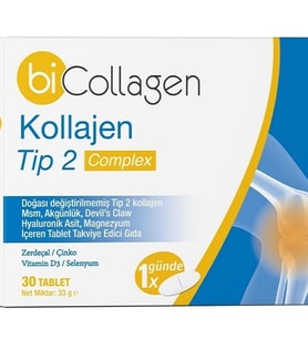 Bi Collagen Tip II Kolajen Multi Complex 30 Tablet