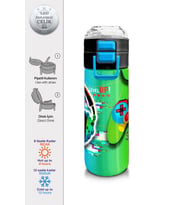 Coral High 500 ml Kulaklık Game Desenli  - Erkek Çocuk Paslanmaz Çelik Okul Termosu/Suluk/Matara