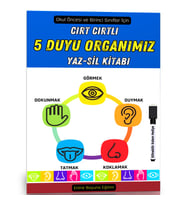 Cırt Cırtlı Beş Duyu Organımız Kitabı