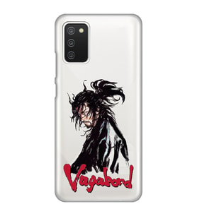 Samsung Galaxy A02S Uyumlu Vagabond Anime Desenli Şeffaf Telefon Kılıfı