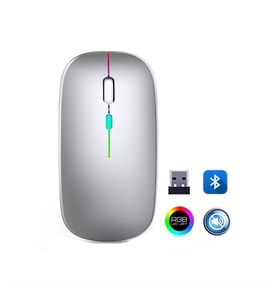 ZR215 Cba100 Rgb Gümüş Şarjlı Mouse