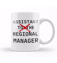 Assistant To The Regional Manager Tee Funny Office Tee 01 Kupa Bardak Porselen