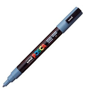UNİ POSCA SU BAZLI POSTER MARKER 0.9-1.3 KURŞUN GRİ PC-3M