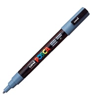 UNİ POSCA SU BAZLI POSTER MARKER 0.9-1.3 KURŞUN GRİ PC-3M