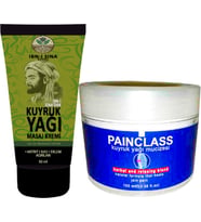 İbn-i Sina Kuyruk Yağı Teskin Kremi Kas Sırt Bel El Ayak Kullanım 2 Adet 50 ml + 1 Adet 100 ml Painc