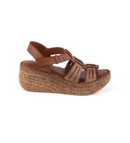 VENÜS 26027717Y DOLGU TABAN DERİ KADIN SANDALET
