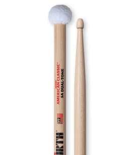 Vic Firth V5ADT American Classic 5A Dual-Tone Baget  Çift Taraflı - Keçe ve Ahşap Uç - Çok Yönlü