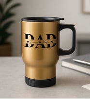 BK Gift Kişiye Özel Babalar Günü Tasarımlı Kulplu Çelik Bardak Termos Mug 450ml-1, Babalar Günü Hediye, Babaya Hediye