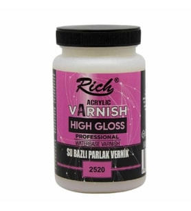 Rich Hıgh Gloss Su Bazlı Vernik Parlak 250Cc