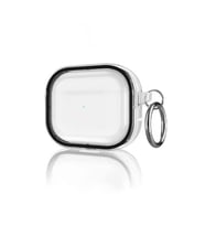 Airpods Pro 2 (2.nesil) Shiny Şeffaf Kılıf - Siyah