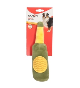 Camon Şişe Şeklinde Gıcırtılı Sesli Polyester Köpek Oyuncağı 29 Cm