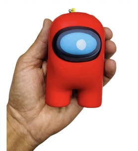 Squishy Among Us Uzaylı Kokulu Sukuşi Oyuncak (Kırmızı)