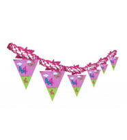 Süs uzar 1 yaş&amp;flamalı set pembe p1-