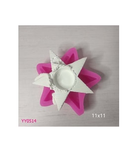 YY0514 Yıldız Tealight Silikon Kalıp