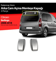 BERLİNGO BAGAJ CAMI MENTEŞE KAPAĞI KROM 2008 2009 2010 2011 2012 2013 2014 2015 2016 2017 2018